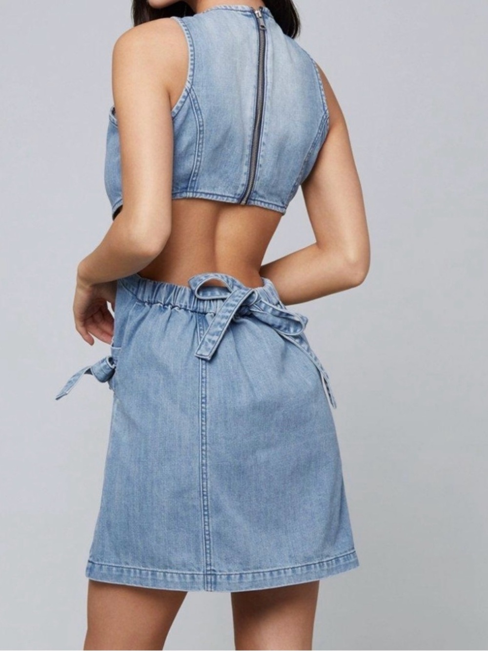 Bebe denim dress - Picture 3 of 6